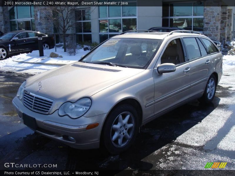 Desert Silver Metallic / Java 2003 Mercedes-Benz C 240 4Matic Wagon