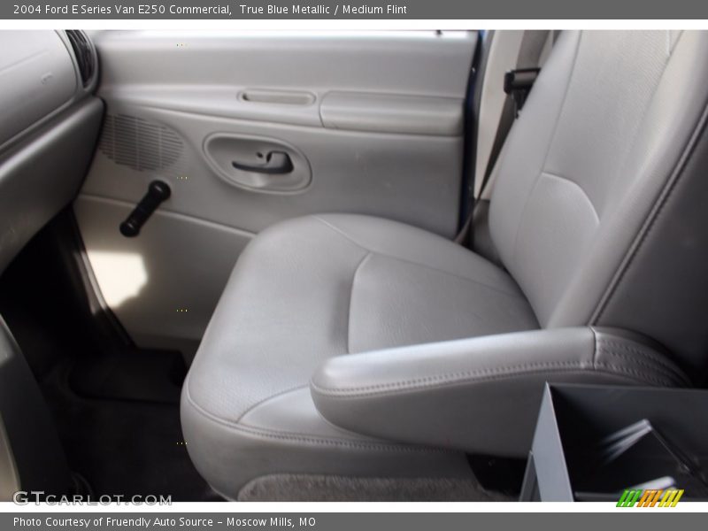 True Blue Metallic / Medium Flint 2004 Ford E Series Van E250 Commercial