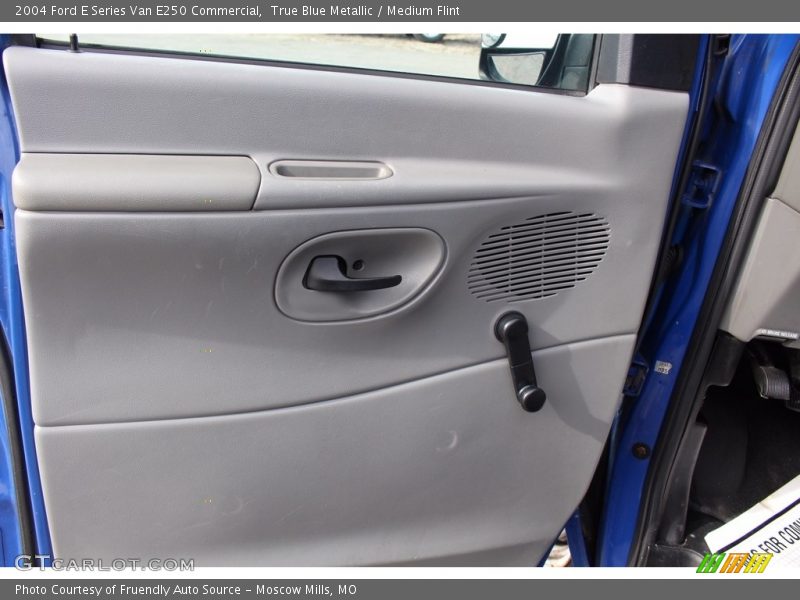 True Blue Metallic / Medium Flint 2004 Ford E Series Van E250 Commercial