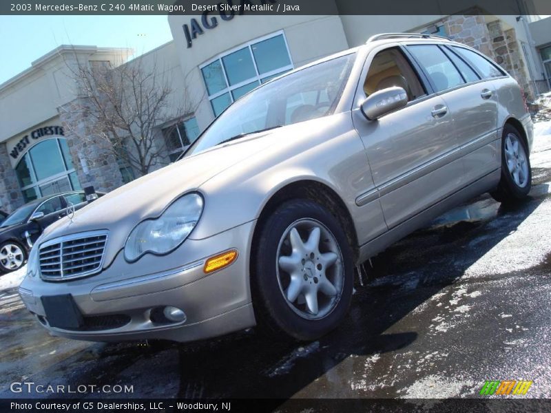 Desert Silver Metallic / Java 2003 Mercedes-Benz C 240 4Matic Wagon