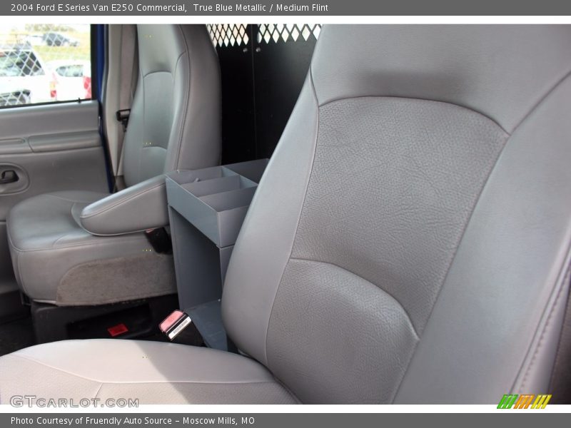 True Blue Metallic / Medium Flint 2004 Ford E Series Van E250 Commercial