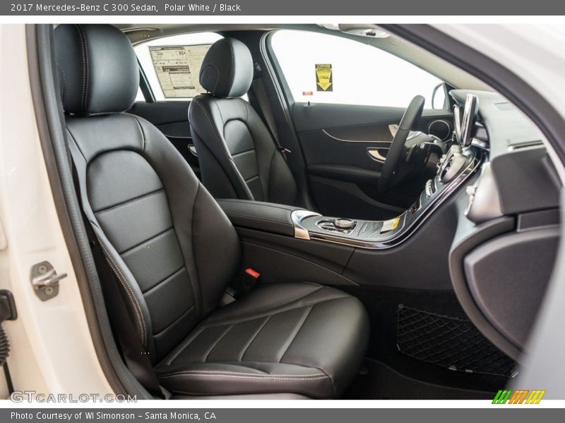 Polar White / Black 2017 Mercedes-Benz C 300 Sedan