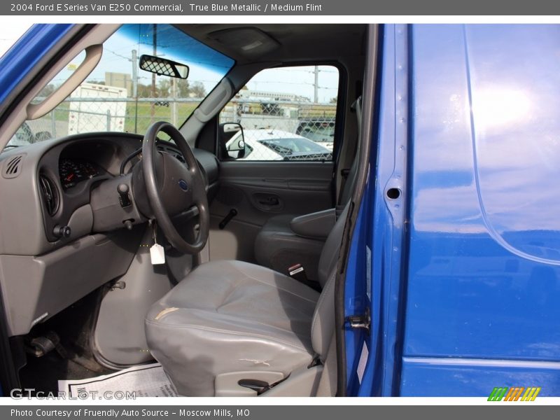 True Blue Metallic / Medium Flint 2004 Ford E Series Van E250 Commercial