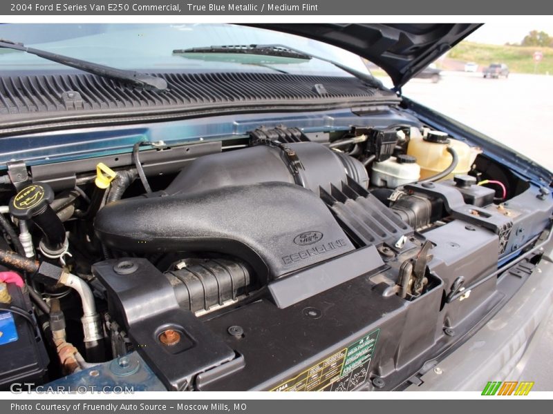 True Blue Metallic / Medium Flint 2004 Ford E Series Van E250 Commercial