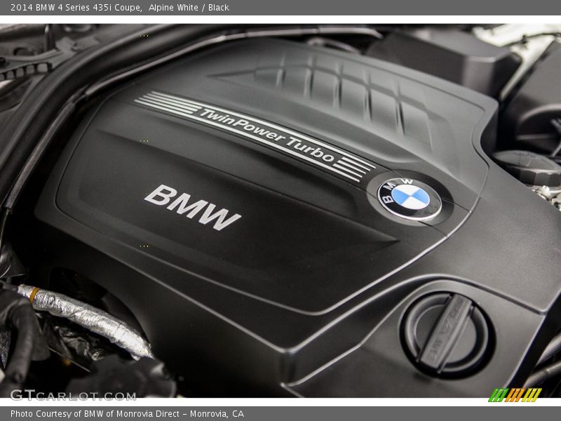 Alpine White / Black 2014 BMW 4 Series 435i Coupe
