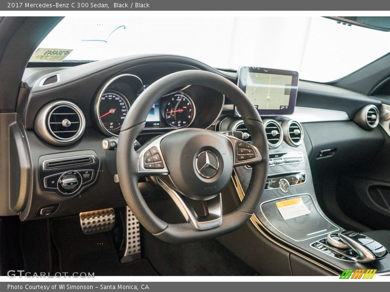 Black / Black 2017 Mercedes-Benz C 300 Sedan