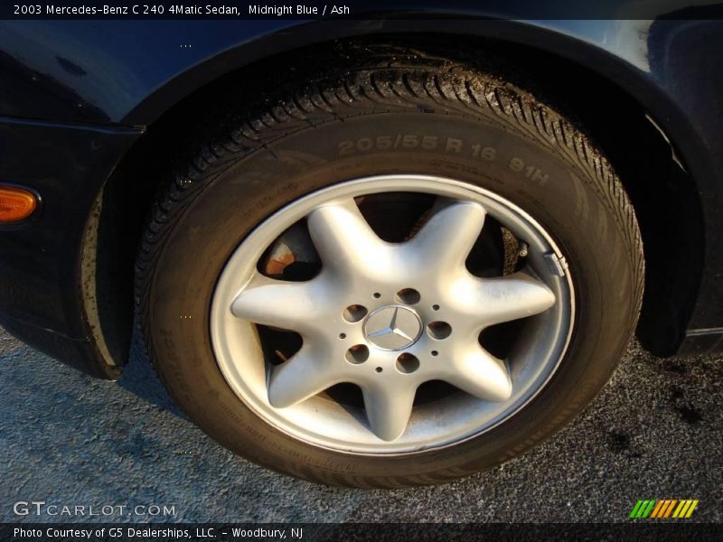 Midnight Blue / Ash 2003 Mercedes-Benz C 240 4Matic Sedan