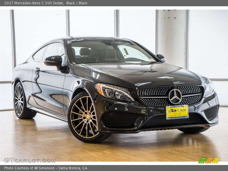 Black / Black 2017 Mercedes-Benz C 300 Sedan
