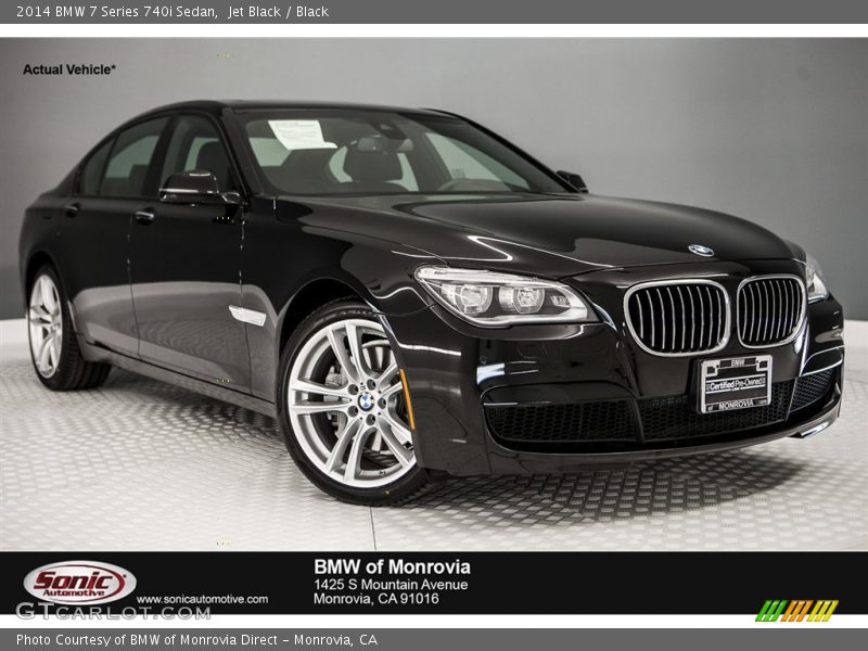 Jet Black / Black 2014 BMW 7 Series 740i Sedan