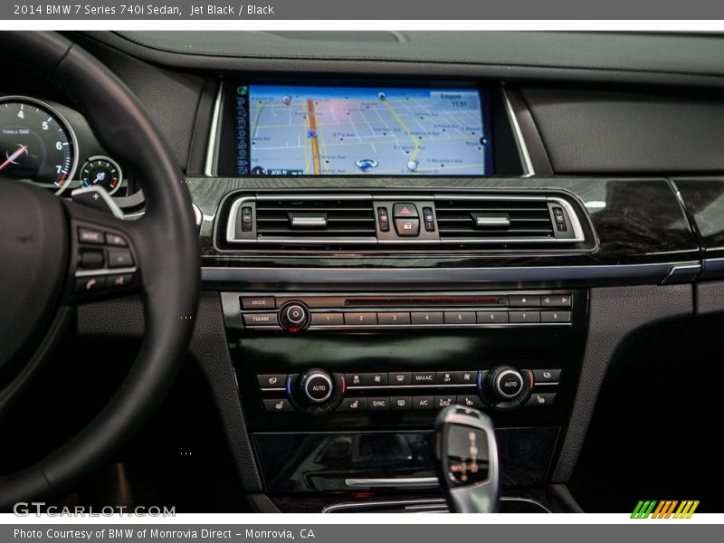 Jet Black / Black 2014 BMW 7 Series 740i Sedan