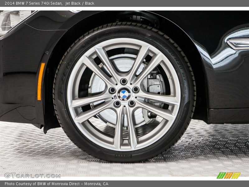 Jet Black / Black 2014 BMW 7 Series 740i Sedan