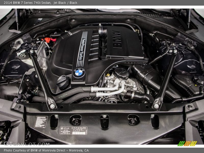 Jet Black / Black 2014 BMW 7 Series 740i Sedan