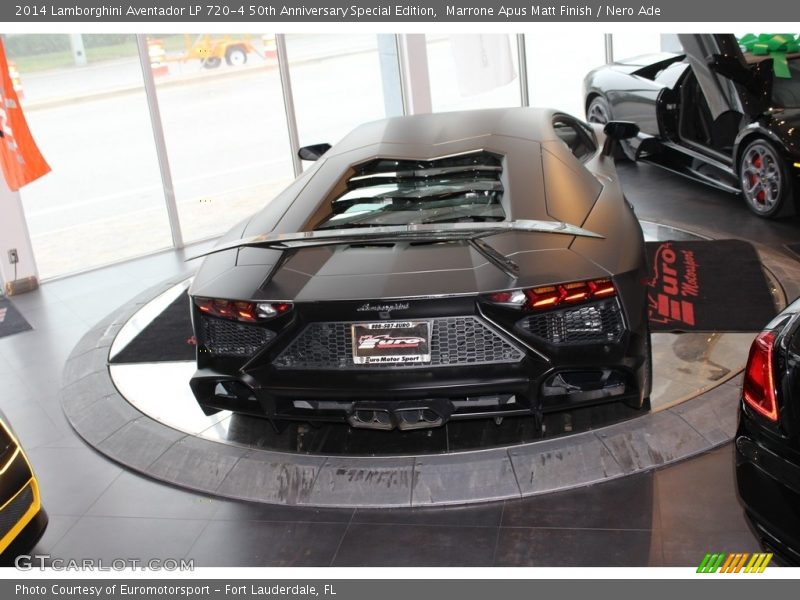 Marrone Apus Matt Finish / Nero Ade 2014 Lamborghini Aventador LP 720-4 50th Anniversary Special Edition
