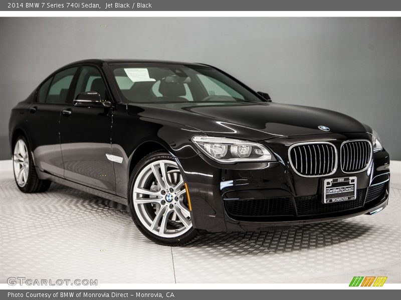 Jet Black / Black 2014 BMW 7 Series 740i Sedan