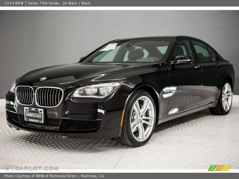 Jet Black / Black 2014 BMW 7 Series 740i Sedan