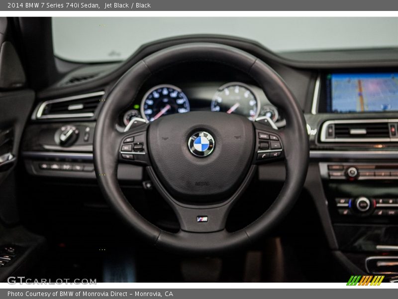 Jet Black / Black 2014 BMW 7 Series 740i Sedan