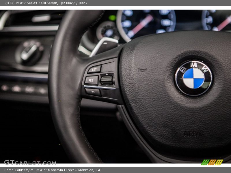 Jet Black / Black 2014 BMW 7 Series 740i Sedan