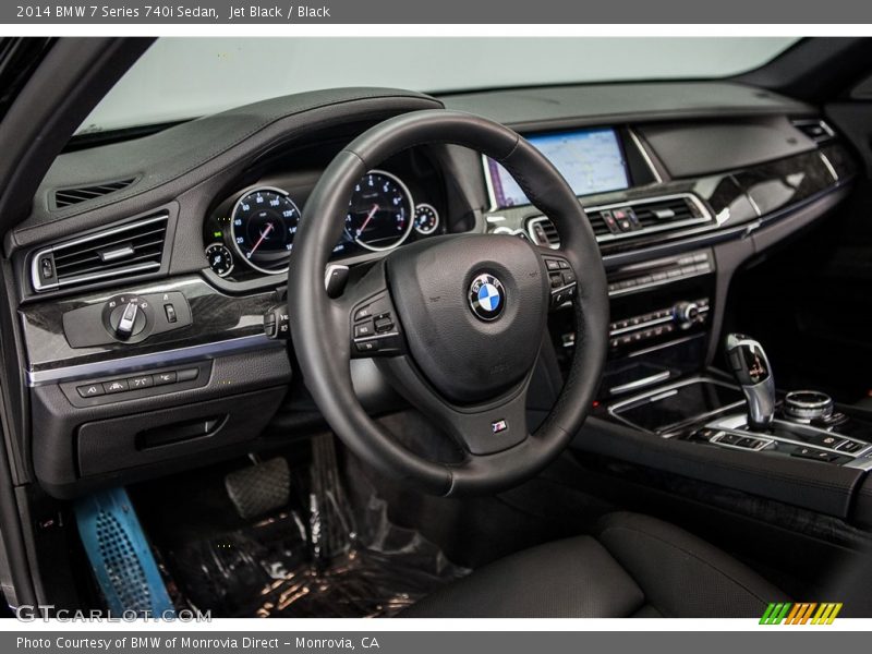 Jet Black / Black 2014 BMW 7 Series 740i Sedan