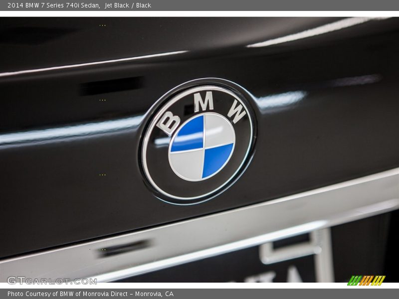 Jet Black / Black 2014 BMW 7 Series 740i Sedan