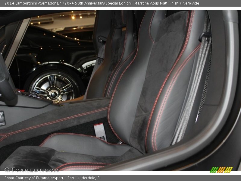 Front Seat of 2014 Aventador LP 720-4 50th Anniversary Special Edition