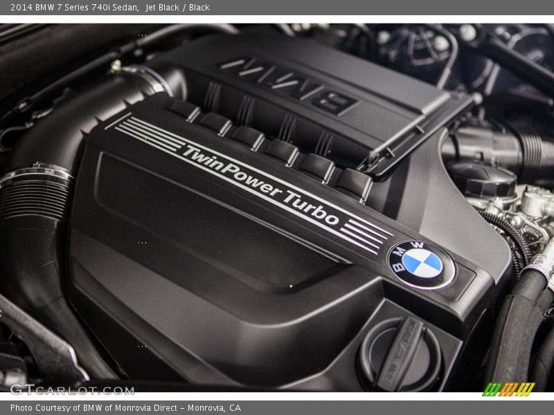 Jet Black / Black 2014 BMW 7 Series 740i Sedan