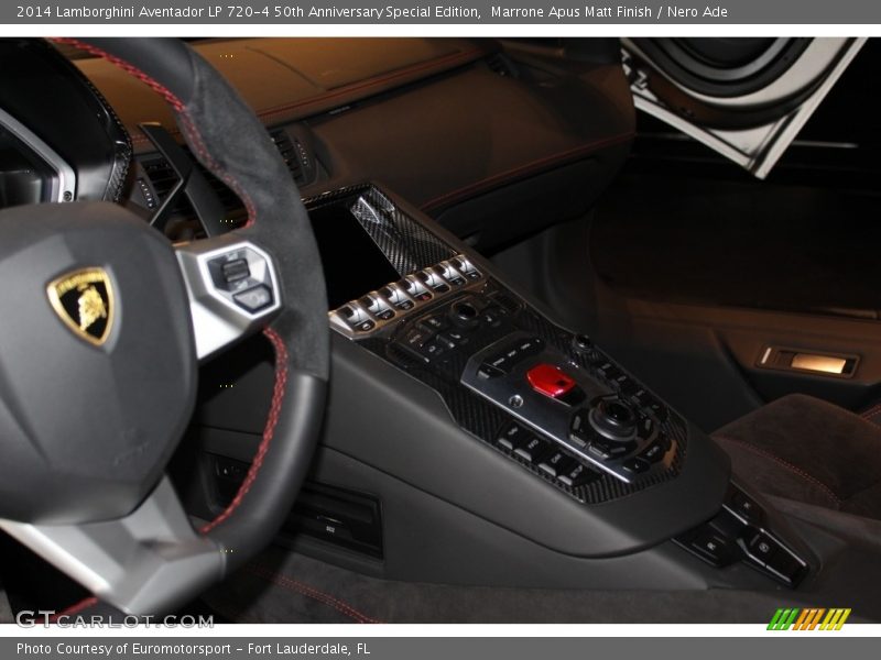 Controls of 2014 Aventador LP 720-4 50th Anniversary Special Edition