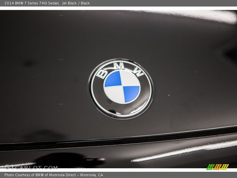 Jet Black / Black 2014 BMW 7 Series 740i Sedan