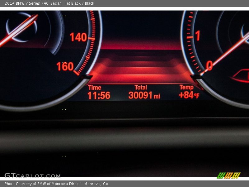 Jet Black / Black 2014 BMW 7 Series 740i Sedan