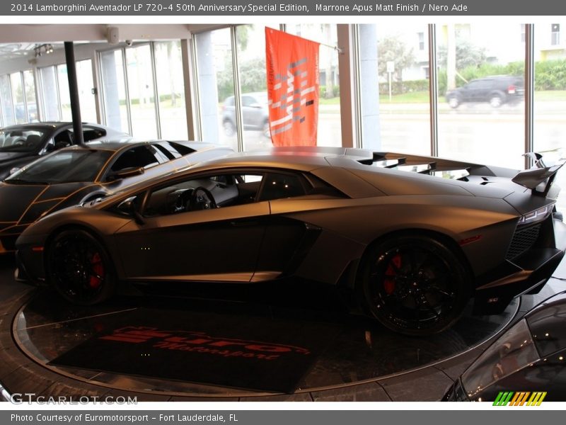 Marrone Apus Matt Finish / Nero Ade 2014 Lamborghini Aventador LP 720-4 50th Anniversary Special Edition