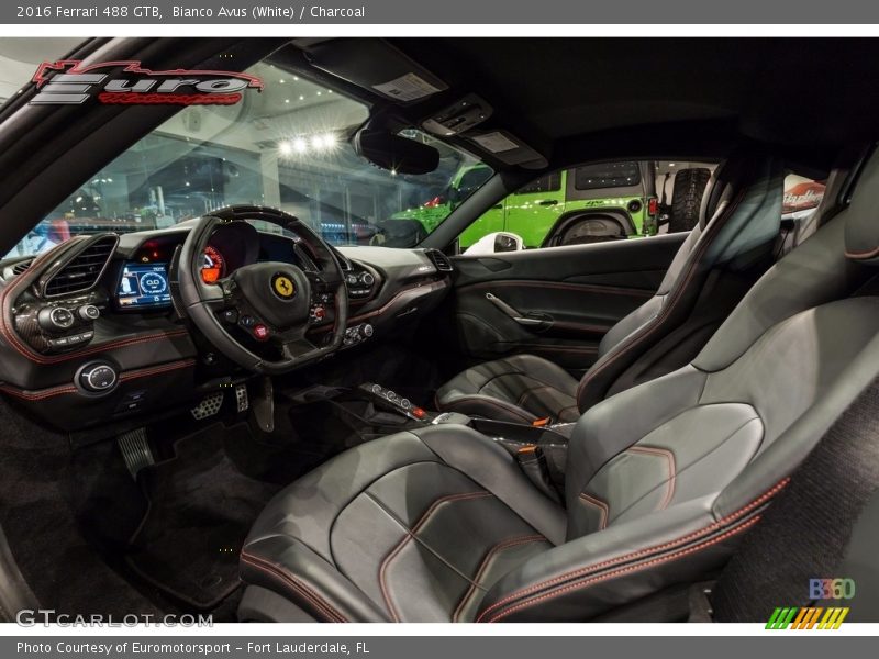 Charcoal Interior - 2016 488 GTB  