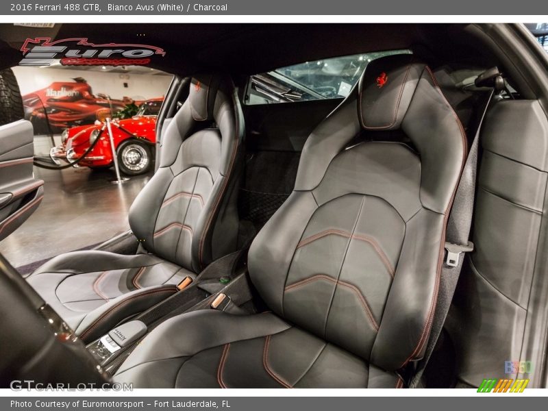 Bianco Avus (White) / Charcoal 2016 Ferrari 488 GTB