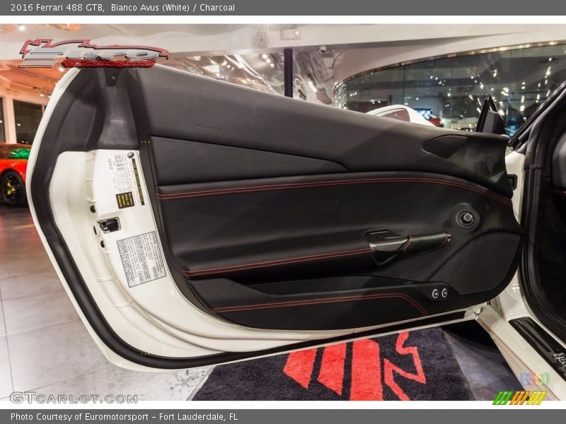 Bianco Avus (White) / Charcoal 2016 Ferrari 488 GTB