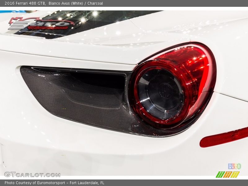 Bianco Avus (White) / Charcoal 2016 Ferrari 488 GTB