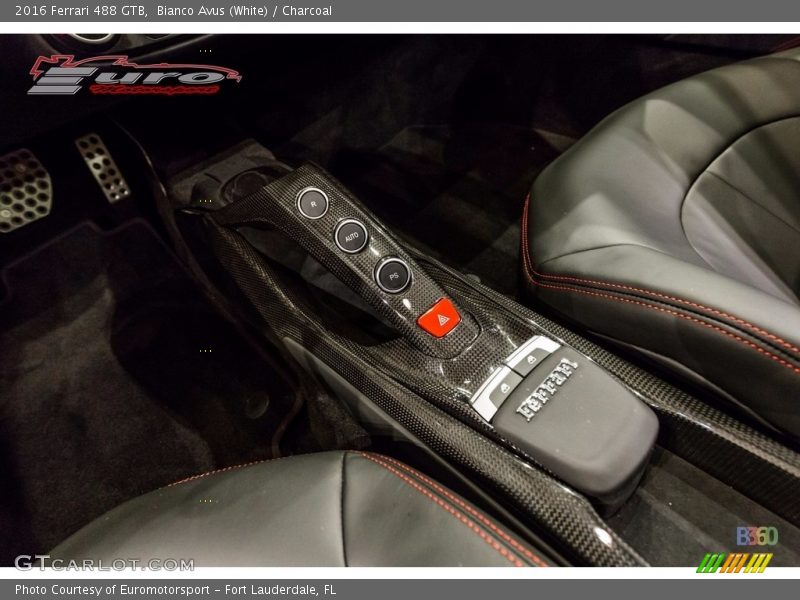 Bianco Avus (White) / Charcoal 2016 Ferrari 488 GTB