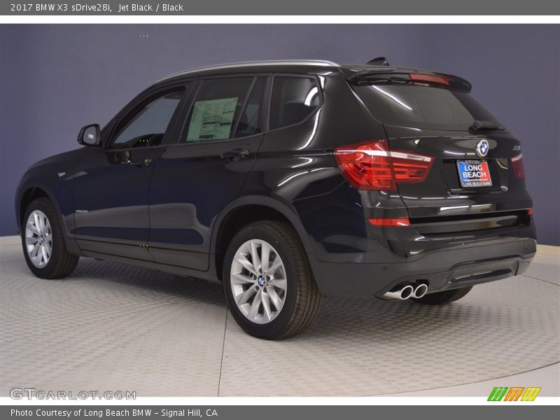 Jet Black / Black 2017 BMW X3 sDrive28i