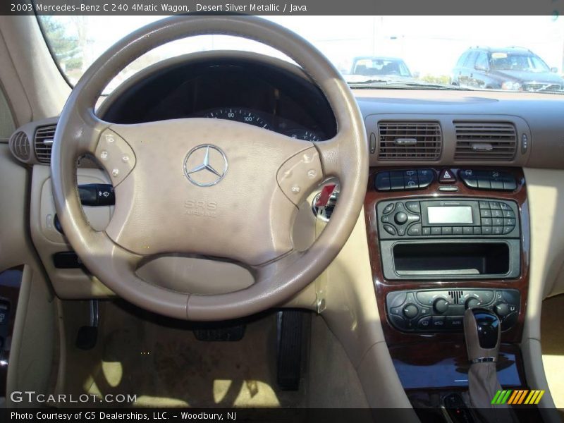 Desert Silver Metallic / Java 2003 Mercedes-Benz C 240 4Matic Wagon