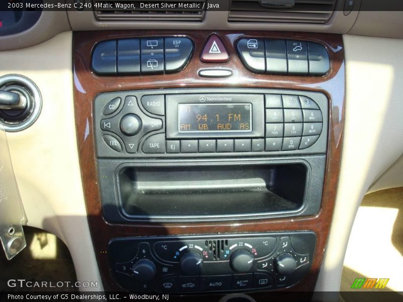 Desert Silver Metallic / Java 2003 Mercedes-Benz C 240 4Matic Wagon