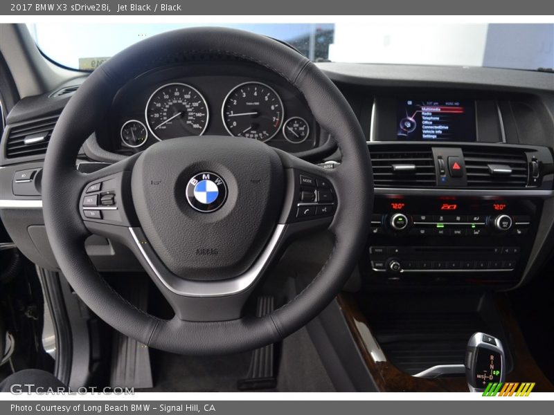 Jet Black / Black 2017 BMW X3 sDrive28i