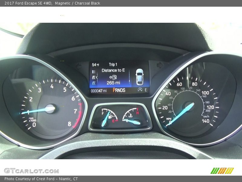 Magnetic / Charcoal Black 2017 Ford Escape SE 4WD