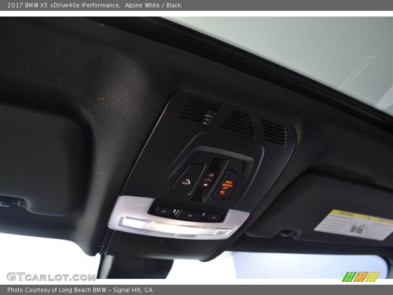 Alpine White / Black 2017 BMW X5 xDrive40e iPerformance