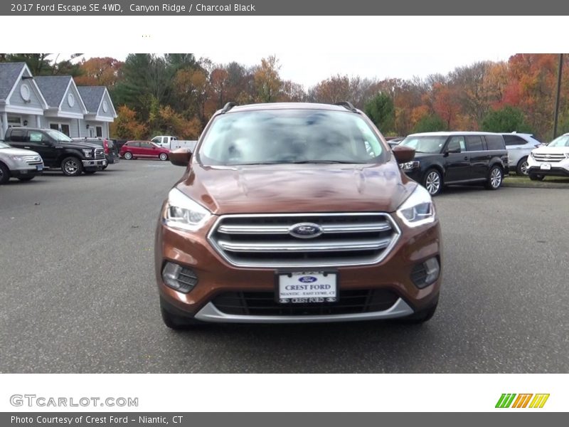 Canyon Ridge / Charcoal Black 2017 Ford Escape SE 4WD
