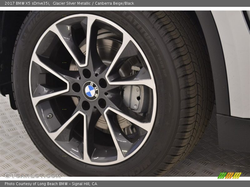 Glacier Silver Metallic / Canberra Beige/Black 2017 BMW X5 sDrive35i