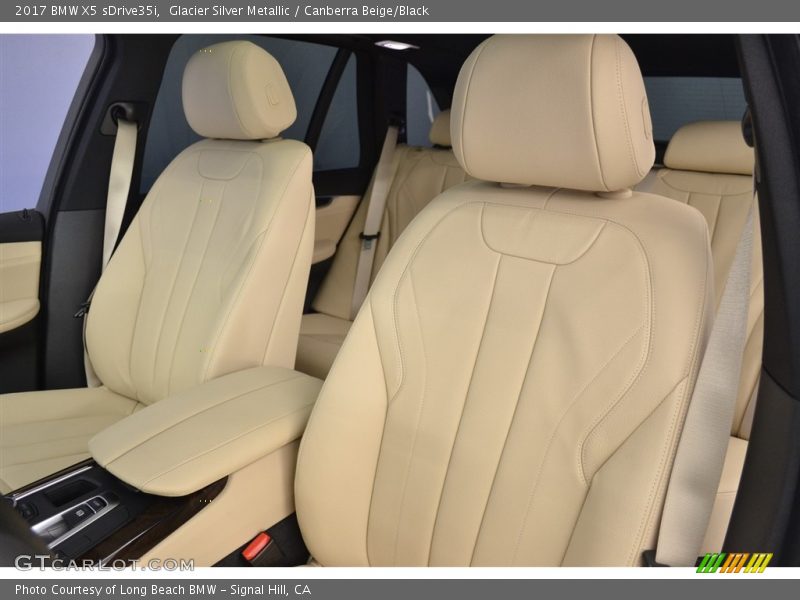 Glacier Silver Metallic / Canberra Beige/Black 2017 BMW X5 sDrive35i