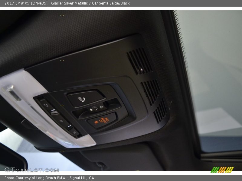 Glacier Silver Metallic / Canberra Beige/Black 2017 BMW X5 sDrive35i
