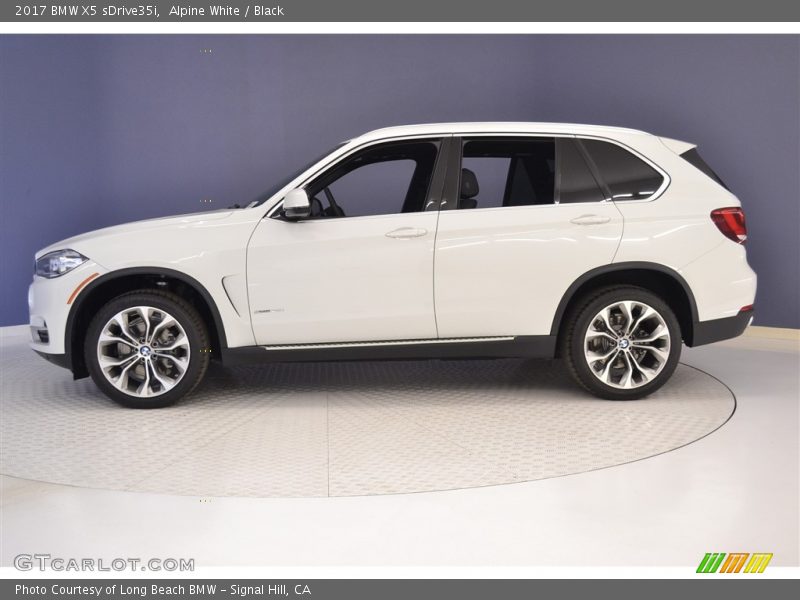 Alpine White / Black 2017 BMW X5 sDrive35i