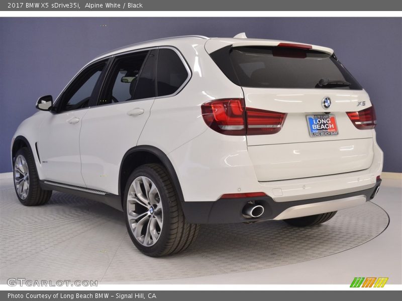 Alpine White / Black 2017 BMW X5 sDrive35i