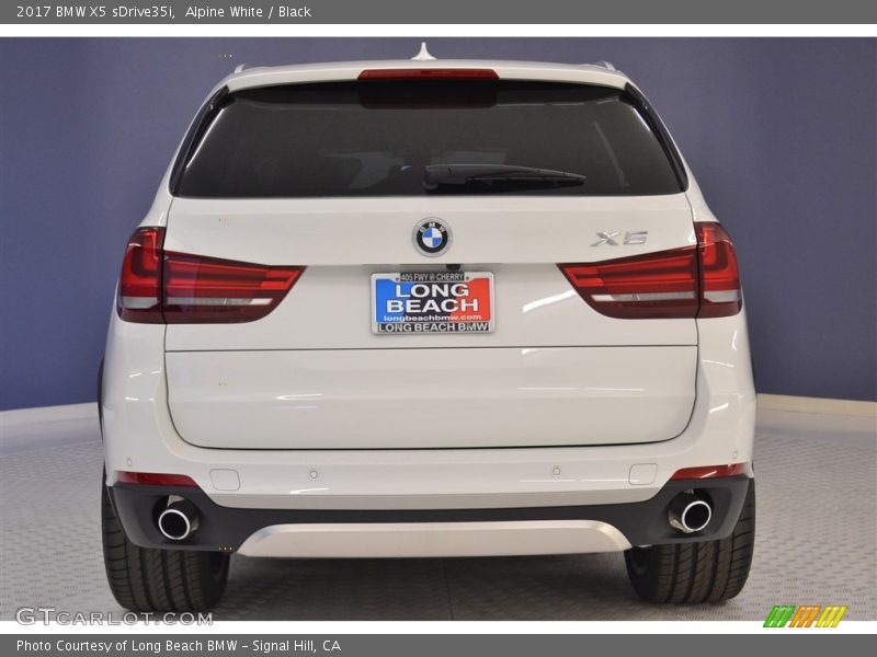 Alpine White / Black 2017 BMW X5 sDrive35i