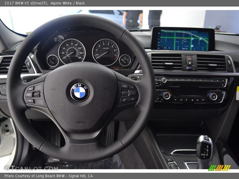 Alpine White / Black 2017 BMW X5 sDrive35i