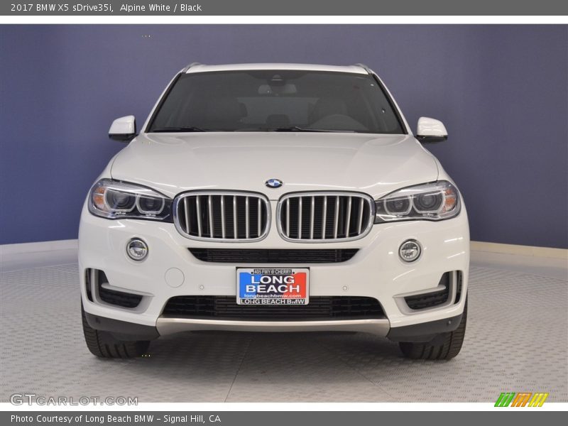 Alpine White / Black 2017 BMW X5 sDrive35i