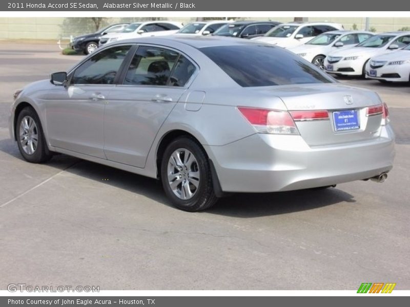 Alabaster Silver Metallic / Black 2011 Honda Accord SE Sedan